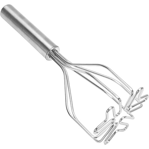 Stainless Steel Potato Masher with Ergonomic Handle for Efficient Vegetable Mashing 2