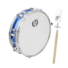 14 Inch Metal Marching Snare Drum with Strap and Sticks for School Band Students