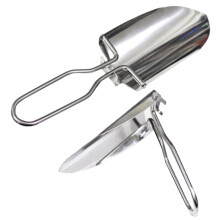 2pcs Camping Shovel Folding MultiFunctional Outdoor Survival Tool for Gardening and Ice Removal