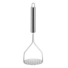 Stainless Steel Potato Masher and Vegetable Slicer with Ergonomic Handle, Dishwasher Safe Kitchen Tool