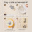 3PCS Adhesive Wall Mounted Pot Lid Holder Space Saving Kitchen Organization Rack White 5
