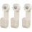 3PCS Adhesive Wall Mounted Pot Lid Holder Space Saving Kitchen Organization Rack White 4