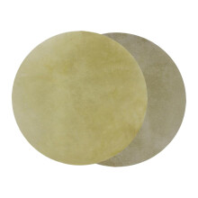 2Pcs Natural Goat Skin Drum Heads for African Djembe and Conga, Durable Rawhide, Enhanced Bass