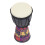 4 Inch African Hand Drum with Ethnic Pattern, Mini Percussion Drum, Durable PVC Shell 5