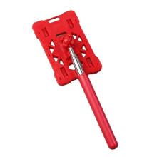 (Red) Rod Parking Toll Swiping Stick Parking Payment Rod Telescopic Rod Card Holder
