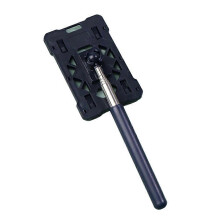(Black) Rod Parking Toll Swiping Stick Parking Payment Rod Telescopic Rod Card Holder