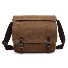(coffee) Men's Student Canvas Bag