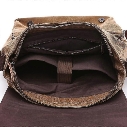 (coffee) Men's Student Canvas Bag 1