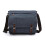 (Deep blue) Men's Student Canvas Bag 1