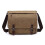 (Khaki) Men's Student Canvas Bag 1