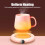 USB Coffee Mug Warmer with Touch Control, LCD Display, 8H Auto ShutOff, 3 Temp Settings for Desk 4