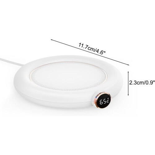 USB Coffee Mug Warmer with Touch Control, LCD Display, 8H Auto ShutOff, 3 Temp Settings for Desk 1