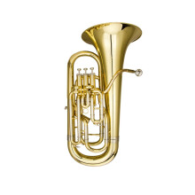 Professional Euphonium B Flat Brass Instrument with Bright Balanced Sound and Ergonomic Valve Layout