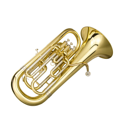 Professional B Flat Euphonium with Bright Clear Tone and Durable Brass for Performance 1