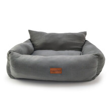 (Small) HugglePets Luxury Pet Sofa - Grey