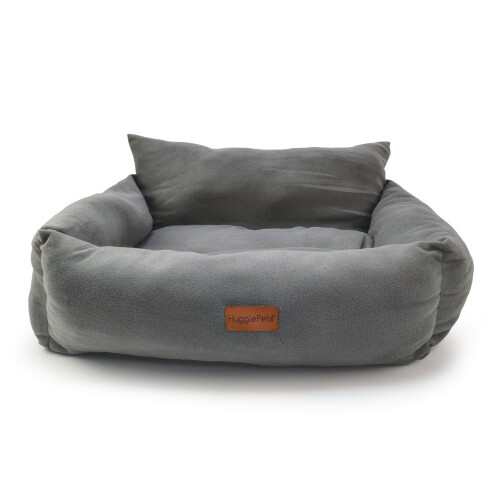 HugglePets (Small) HugglePets Luxury Pet Sofa - Grey