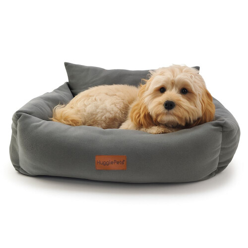 HugglePets (Small) HugglePets Luxury Pet Sofa - Grey 1