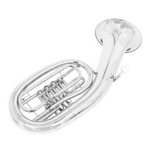 Professional Bb Euphonium 4 Valve Smooth Balanced Tone Durable Lightweight Design for Beginners