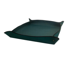 Waterproof Foldable Plant Potting Mat for Indoor Repotting and Mess Control, 43 x 29 Inch Green