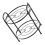 Two Tier Pot and Pan Organizer Rack for Kitchen Cabinet, Durable Iron Cookware Storage Stand 1