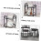 Two Tier Pot and Pan Organizer Rack for Kitchen Cabinet, Durable Iron Cookware Storage Stand 3