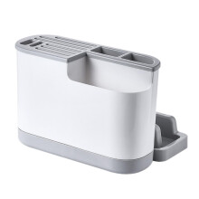 Multipurpose Kitchen Cutlery Drying Rack with Large Capacity Utensil Storage for Knives and Chopsticks