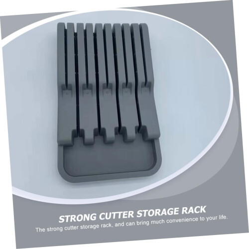 Kitchen Knife Holder with Drainage Waterproof SpaceSaving Knife Storage Rack Organizer 1