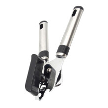 Stainless Steel Can Opener with Ergonomic NonSlip Handle and MultiFunction Bottle Opener for Kitchen
