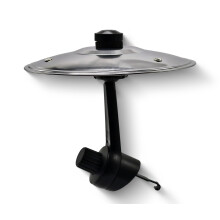 Silver Car Air Vent Cymbals 2 Pack, Mini Crash Cymbals for Cars, Easy Tool Installation