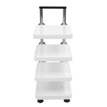 Adjustable 4 Tier Pot and Pan Organizer Rack for Space Saving Kitchen Cookware Storage Stand