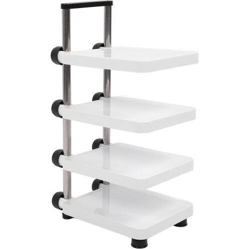 Adjustable 4 Tier Pot and Pan Organizer Rack for Space Saving Kitchen Cookware Storage Stand 1
