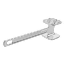 Dual Sided Aluminum Meat Tenderizer Mallet with Comfortable Grip for Chicken Steak and Beef