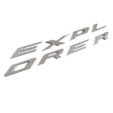 Explorer Car Emblem Framhuvsemblem 3D Letters Explorer Sticker passar för Explorer 2011-2019 (Glans