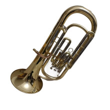 Professional B Flat Euphonium Gold Plated Brass with Warm Tone for Beginners and Adults