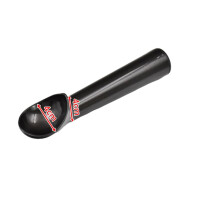 Aluminum Ice Cream Scoop with SelfMelting Head, NonStick Ergonomic Grip, Round Balls, Black