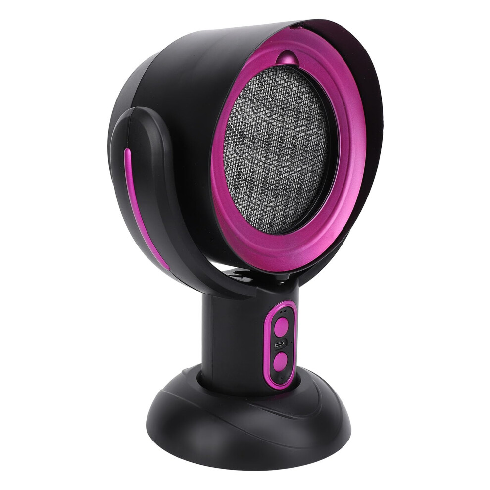 Rechargeable Portable Range Hood With Negative Ion Purification, Low Noise 2Speed Desktop Exhaust Fan For Outdoor Bbq, Purple 9174973312673