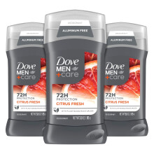 DOVE MEN+CARE AluminumFree Deodorant for Men 3Pack
