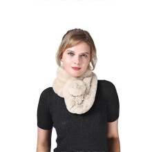 (style 2) MIMIGO Fur Collar Scarf for Women Faux Fur Scarves Neck Shrug for Fall Winter Coat Dress