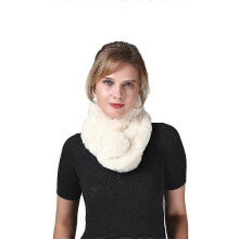 (style 3) MIMIGO Fur Collar Scarf for Women Faux Fur Scarves Neck Shrug for Fall Winter Coat Dress
