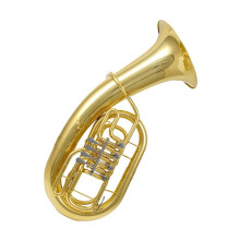 B Flat Beginner Euphonium with Ergonomic Key Design, Durable Brass Build and Balanced Rich Tone