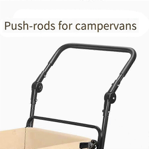 Πτυσσόμενο πτυσσόμενο καρότσι Push Handle Επεκτεινόμενο καρότσι