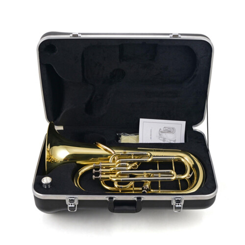Professional Bb Euphonium White Copper Beginner Friendly with Accurate Pitch Control 1