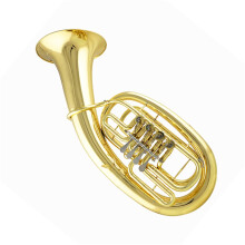 Professional B Flat Euphonium with Smooth Piston Action, Warm Balanced Tone and Durable Gold Finish