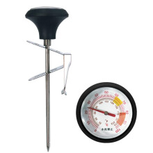 Stainless Steel Milk Thermometer with Adjustable Clip for BBQ, Drinks, Chocolate and Cream