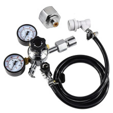 CO2 Keg Regulator with Ball Lock Gas Line, LeakProof Hose for Homebrew Beer Dispensing System