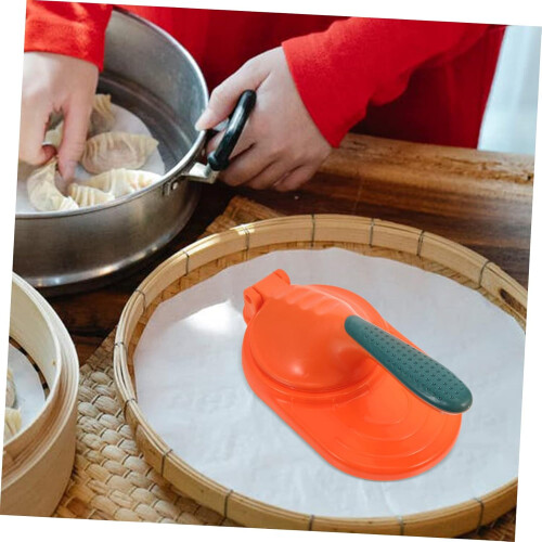 Dumpling Press with Uniform Thickness, Ergonomic Manual Wrapper Maker for Kitchen Use 1