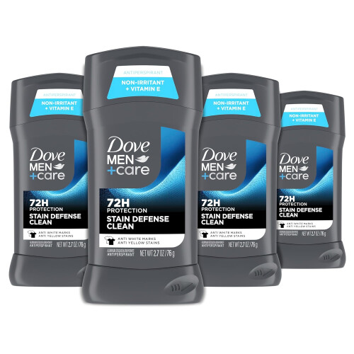 Dove Men+Care Stain Defense Clean  4 Count