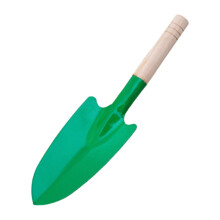 Lightweight Garden Trowel with Ergonomic Wooden Handle, Durable Iron Head for Planting