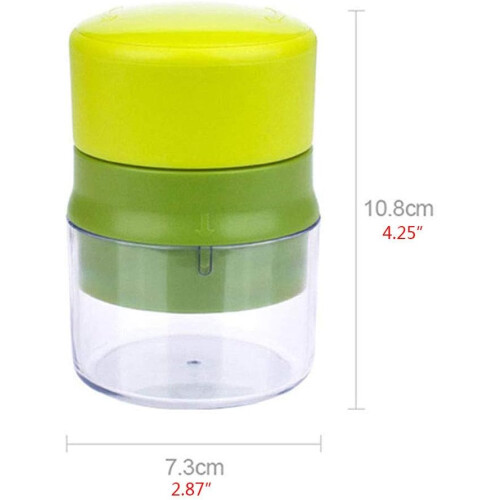 Garlic Press and Nut Grinder Multifunctional with Storage Container for Kitchen and Camping 2