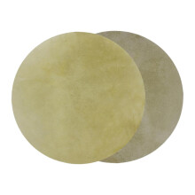 2Pcs Natural Goat Skin Drum Heads for Djembe Authentic Warm Tone African Replacement Set